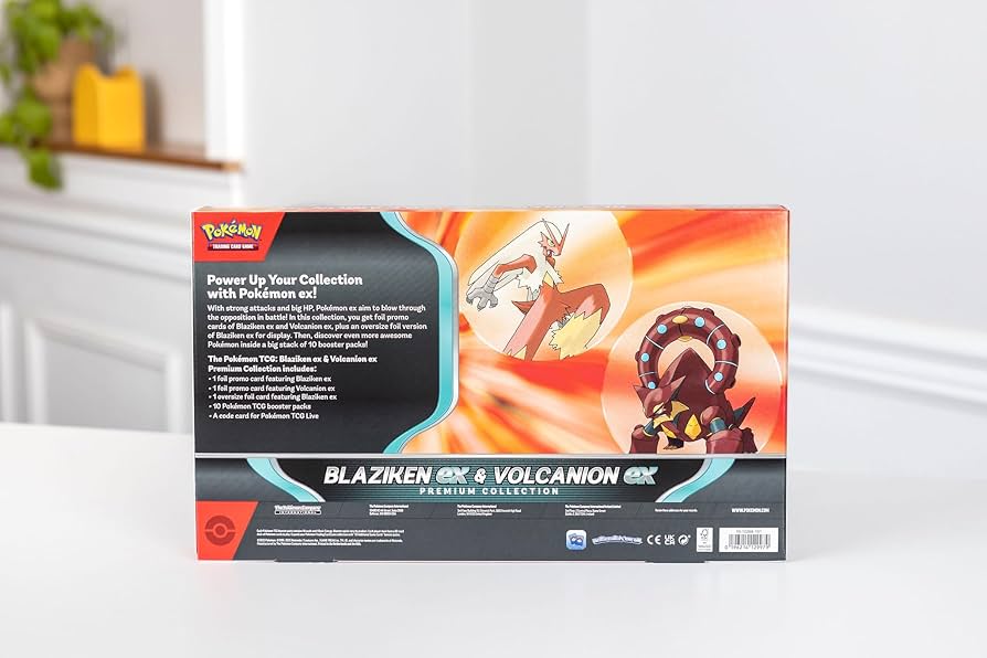 Blaziken ex & Volcanion ex Premium Collection