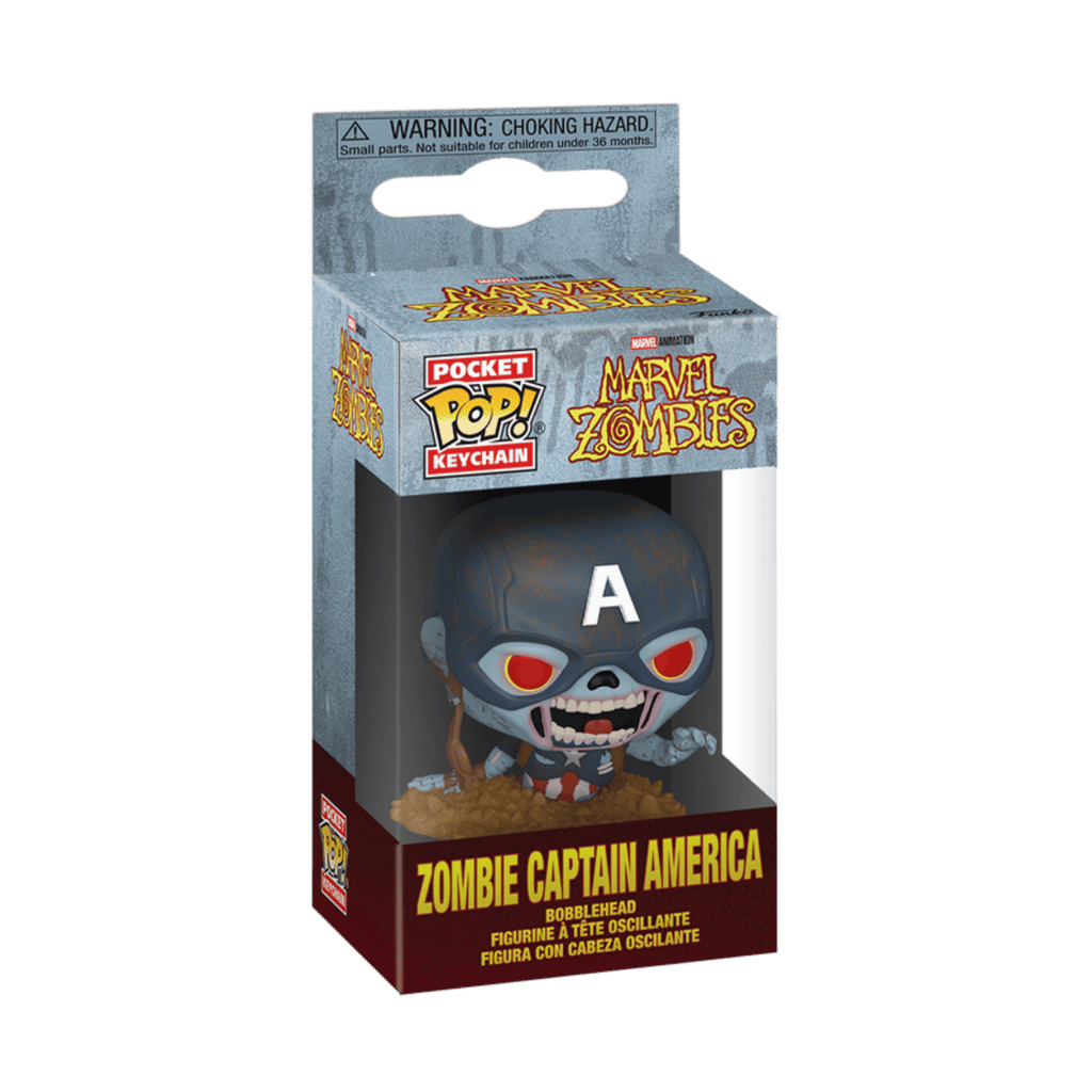 Funko® Pocket Pop! Zombie Captain America Keychain