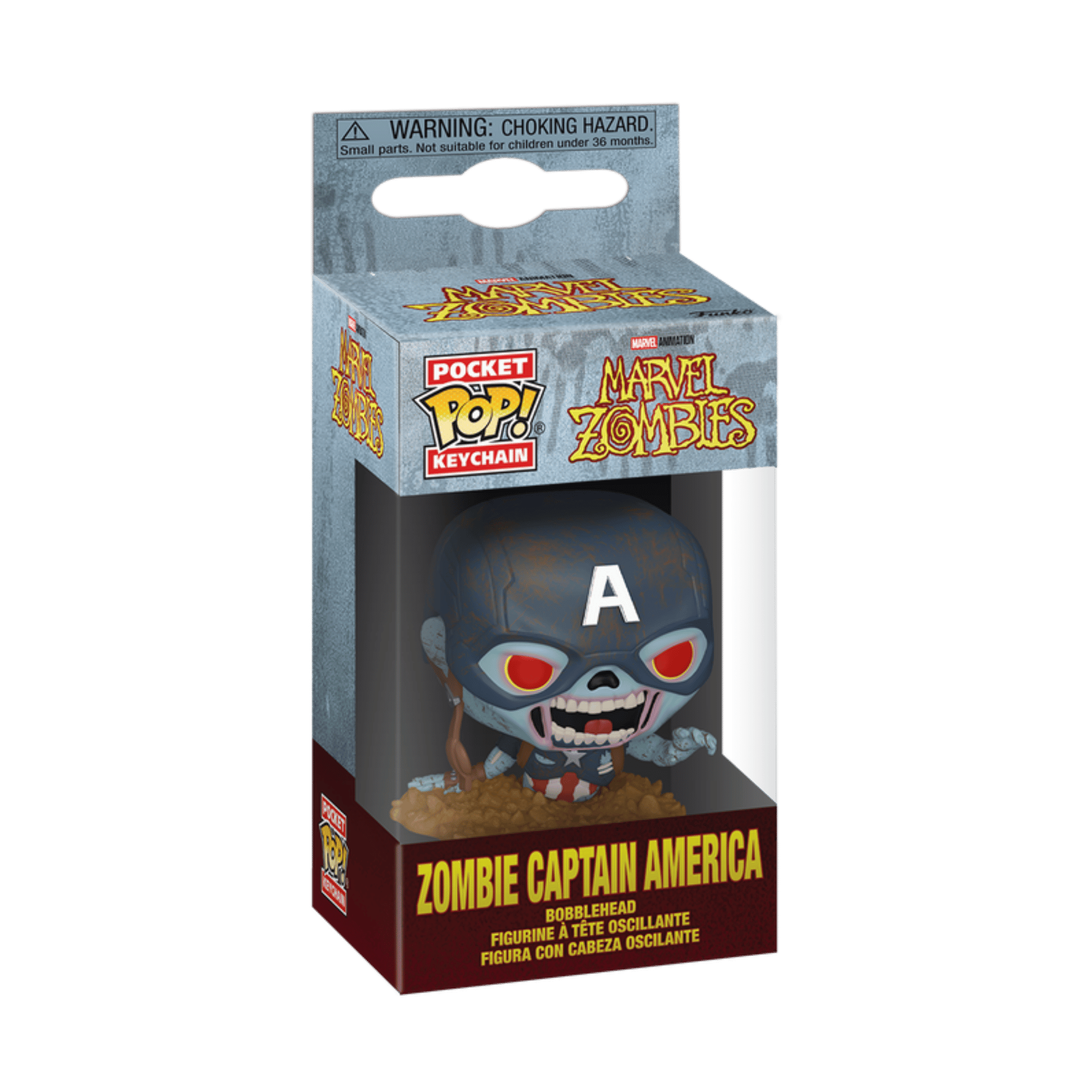Funko® Pocket Pop! Zombie Captain America Keychain