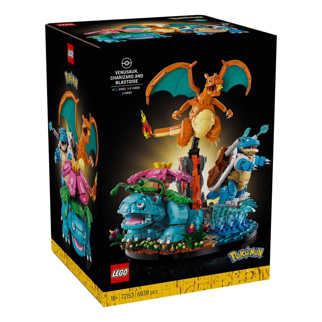 Pokémon Kanto Starter Display Set