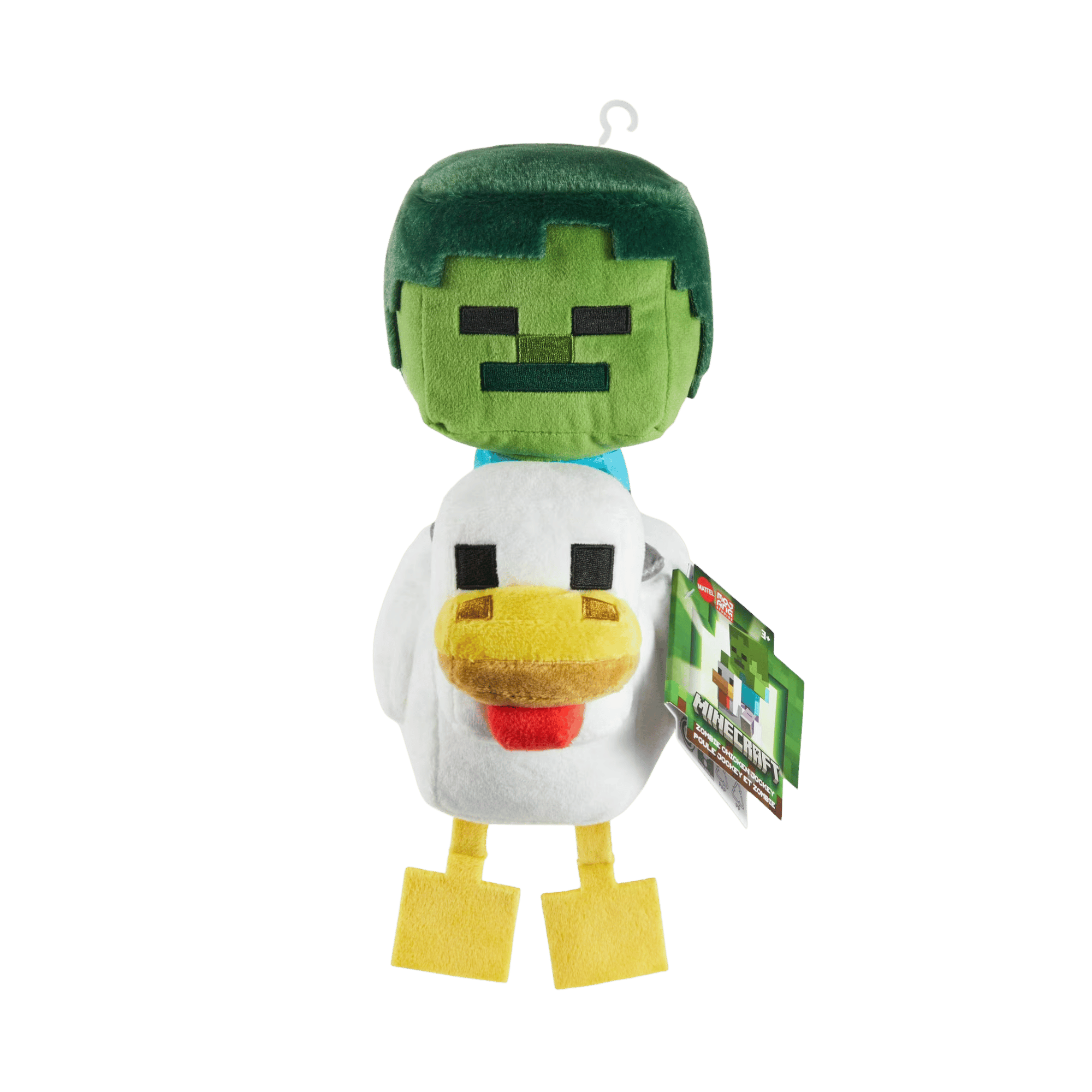 8" Minecraft Zombie Chicken Jockey Plush