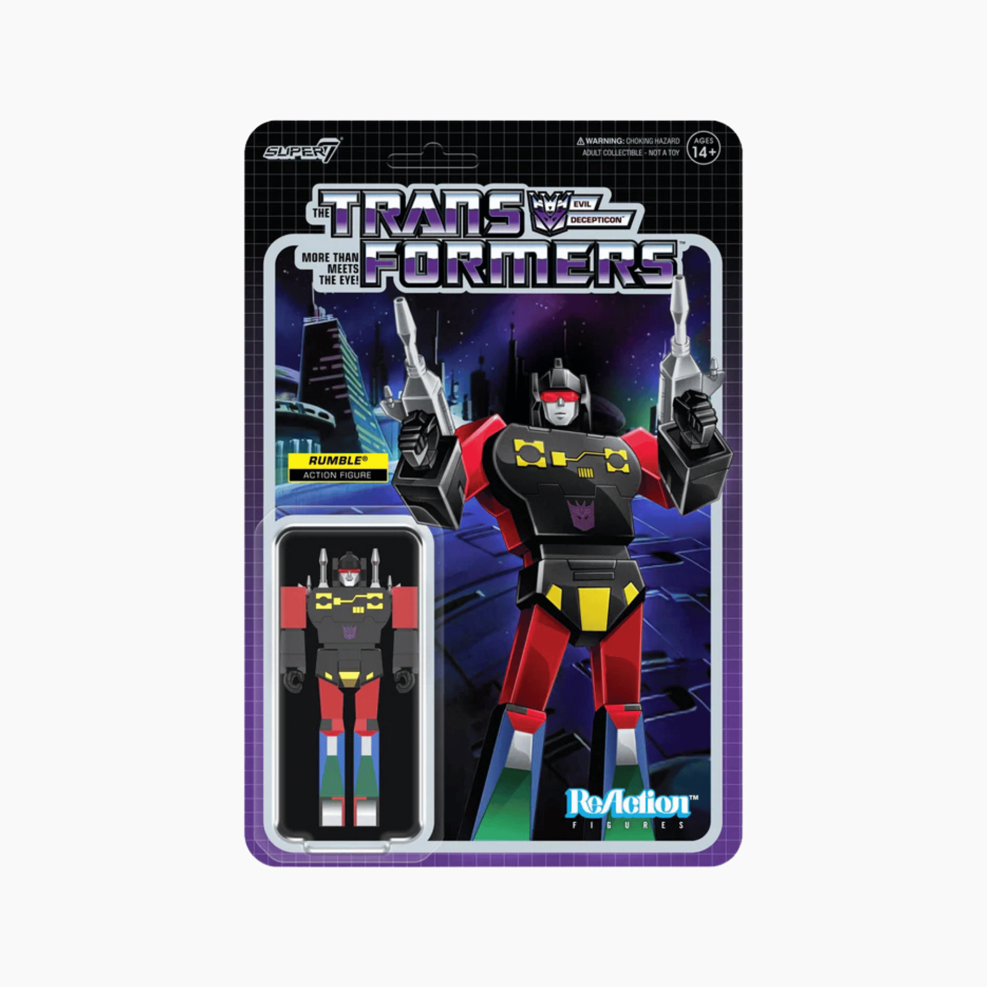 Super7 Reaction+ Rumble (Red) Action Figure