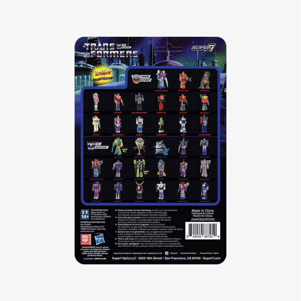 Super7 Reaction+ Rumble (Red) Action Figure