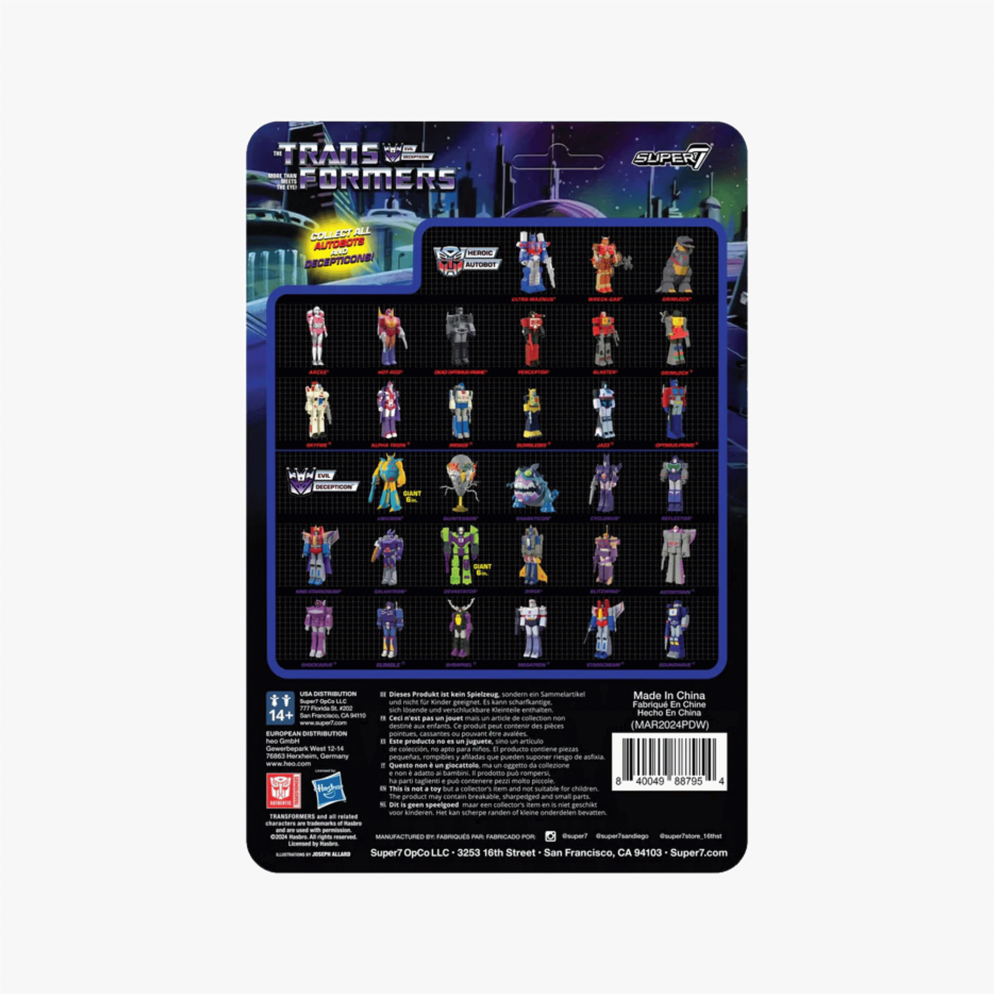 Super7 Reaction+ Rumble (Red) Action Figure