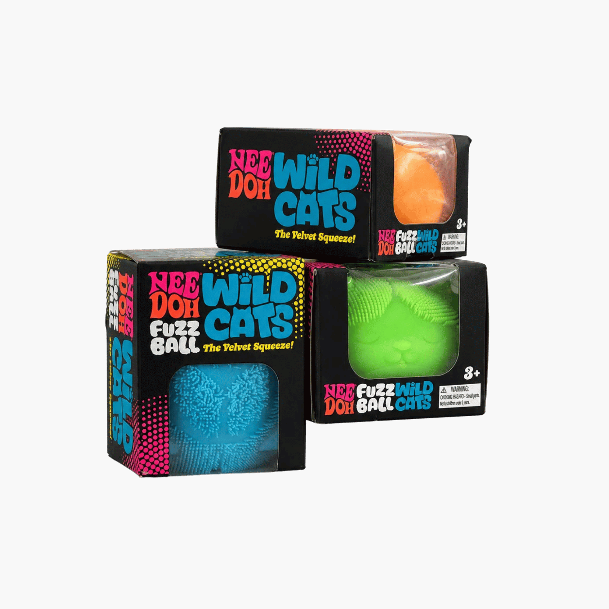 NeeDoh® Fuzz Ball Wild Cat